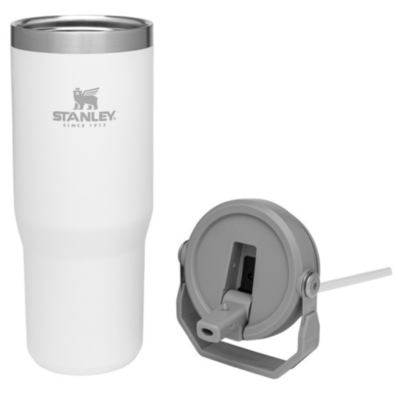 NEW STANLEY ICEFLOW FLIP STRAW TUMBLER | 30 OZ /stanley / white tumbler - Picture 7 of 10
